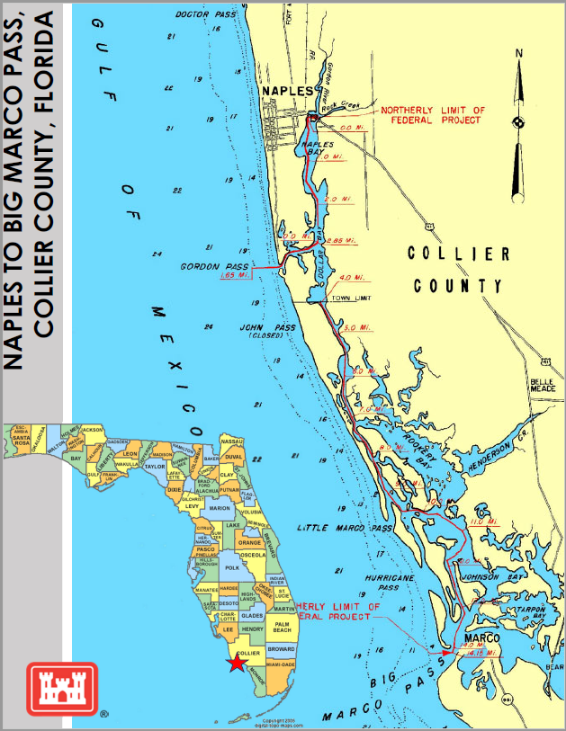 Naples to Big Marco Pass Operations and Maintenance project map